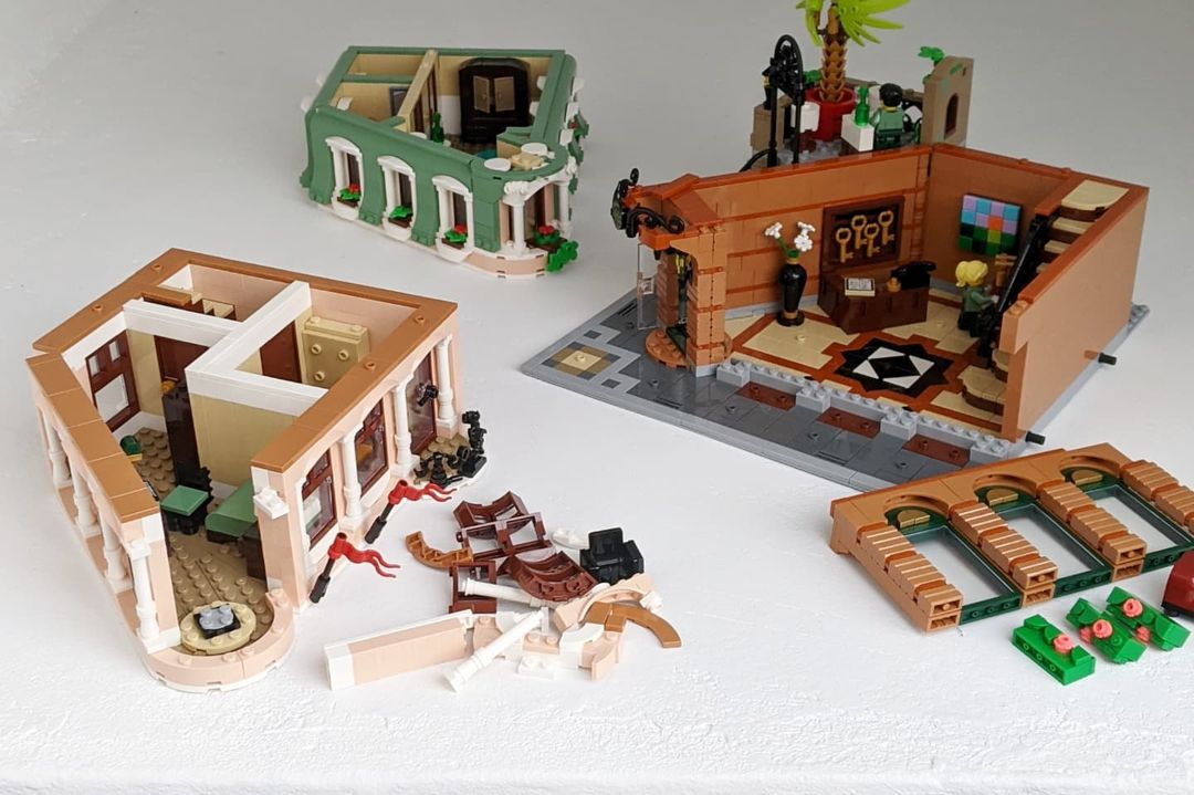 lego boutique hotel partially disassembled