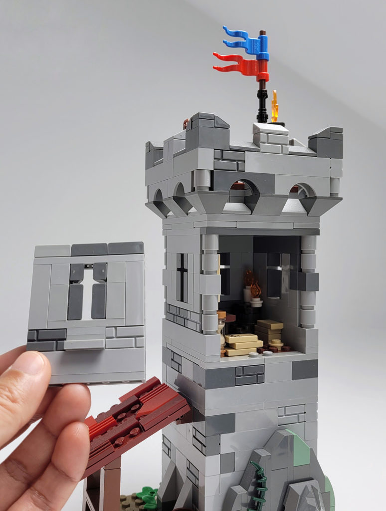 moc tower removable wall