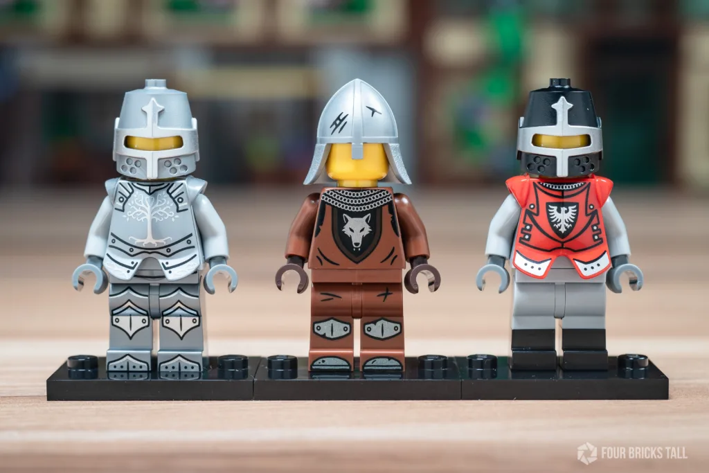 medieval custom pad printed lego 11