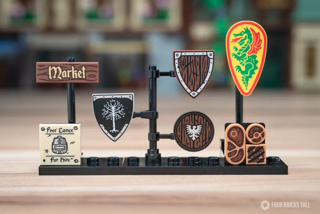 medieval custom pad printed lego 12