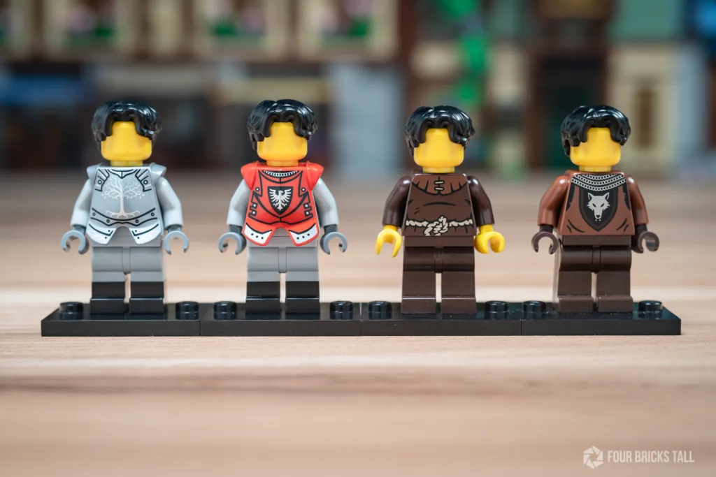 medieval custom pad printed lego 9