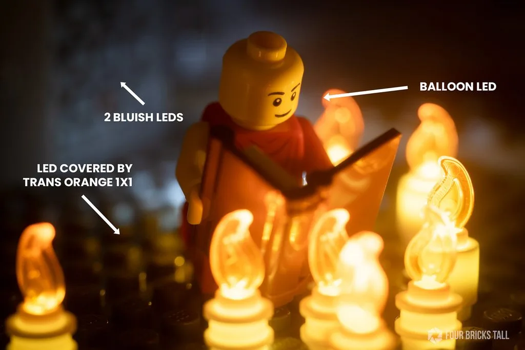 monk reading lighting effects