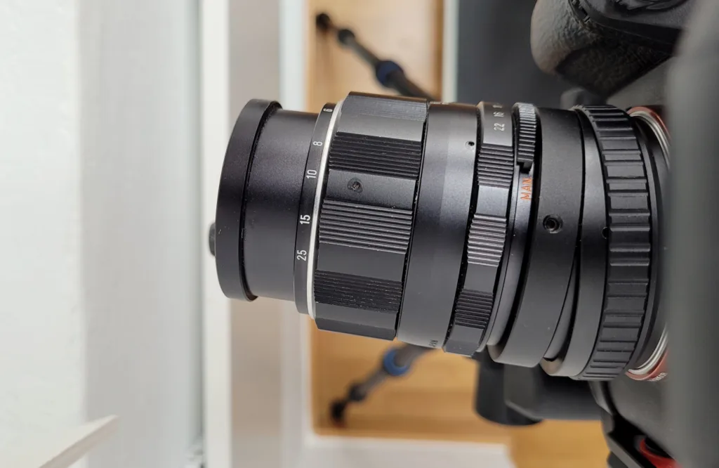 tilted lens